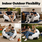 Inflatable PVC Soccer-Shaped Sofa