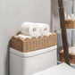 Woven Storage Basket with Wooden Handles