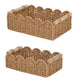 Woven Storage Basket with Wooden Handles