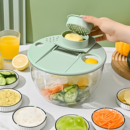 🔥🫑 Last day only – 50% OFF!🥕🥬Salad Spinner with Multi-Function Lid