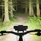 🚴 Dual Beam Bike Light: 30 LEDs, Digital Battery Display, 7 Modes, USB-C, Up to 20H Runtime