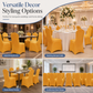 Universal Stretch Spandex Dining Chair Cover Full Slipcover Protector for Wedding Party Banquet