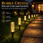 Solar Powered Crystal Column Pathway Lights