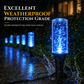 Solar Powered Crystal Column Pathway Lights