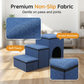 Foldable 3-Step Pet Ladder with Storage