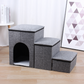 Foldable 3-Step Pet Ladder with Storage