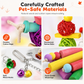Parrot Toy Set with Swing Perch and Chewing Toys for Bird Cage Decoration and Boredom Relief