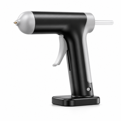 Cordless Hot Melt Glue Gun Set with 2000mAh Rechargeable Battery and Copper Nozzle Includes 10 Glue Sticks for DIY Crafts and Home Use