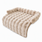 🐾 Plush Pet Furniture Protector: Faux Fur, Anti-Scratch, Non-Slip Back, Quilted
