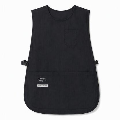 Waterproof and Oilproof Kitchen Vest Apron Breathable Sleeveless Workwear for Catering and Food Service