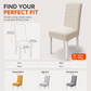Universal Stretch Knitted Dining Chair Cover