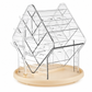 Transparent Plastic Rotating Makeup Organizer