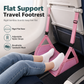 Portable Airplane Footrest Hammock Travel Foot Rest Sling for Long Distance Flights and Office Use