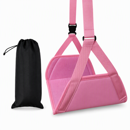 Portable Airplane Footrest Hammock Travel Foot Rest Sling for Long Distance Flights and Office Use
