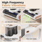 Cordless Mattress Handheld Mite Remover with High Suction Green Light Dust Detection and Dual Cup Design for Bedding and Pet Hair