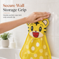 Cartoon Animal Bath Toy Organizer Mesh Storage Bag with Suction Cups for Kids Bathroom