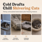 Foldable Cat Bed Warm Winter Pet House All Season Cat Villa