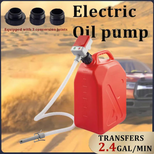 Battery Powered Portable Fuel Transfer Pump with Auto-Stop