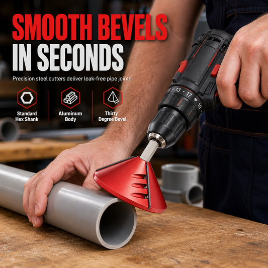 PVC Pipe Chamfering and Deburring Tool