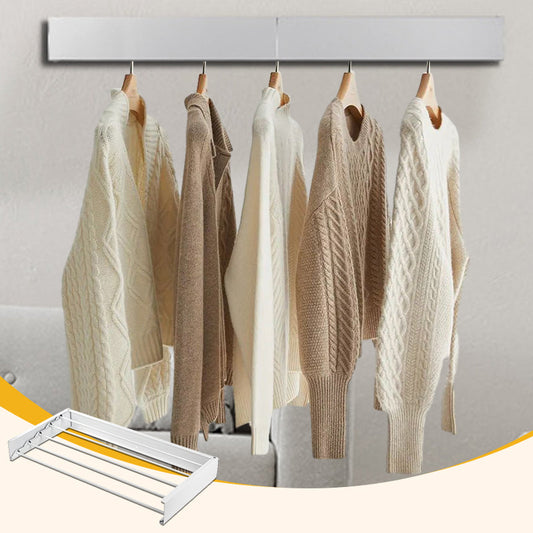 🔥Foldable Wall Mounted Clothes Drying Rack