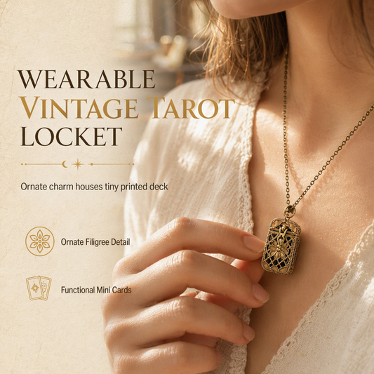🌸 50% OFF NOW! 🌸Women's Tiny Tarot Card with Chain Jewelry