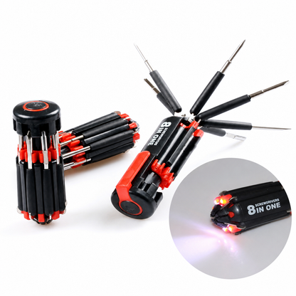 🎁2026 New Arrivals 50% OFF💥 Folding Multi-Bit Screwdriver with LED