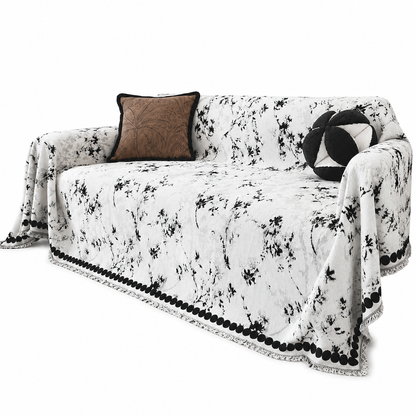 📢📢50% OFF !! ⏰French Style Chenille Sofa Cover Cat Scratch Resistant Universal Couch Slipcover Throw Blanket