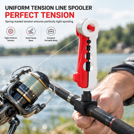 📢📢 50% OFF🎣Portable Fishing Line Spooler & Reel Winder – Compact Fishing Tackle Accessory