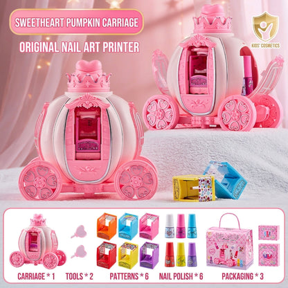 🔥Pink Kids Makeup Kit for Girls Childrens Cosmetics Toy Set with Makeup Box Birthday Gift for Little Princess