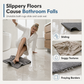 5 Piece Crystal Velvet Bathroom Rug Set Non Slip Water Absorbent Easy to Clean Toilet Floor Mats