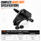 🔧 Heavy-Duty Hub Puller: Forged Steel, High-Torque, Fits Light Truck Hubs