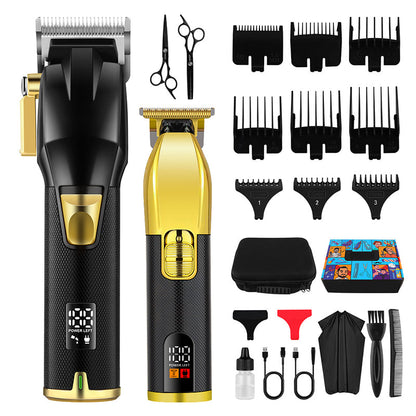 Cordless Hair Clipper & Trimmer Grooming Kit