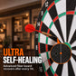 Double-Sided Dart Board with Steel Tip Darts