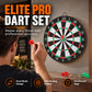 Double-Sided Dart Board with Steel Tip Darts