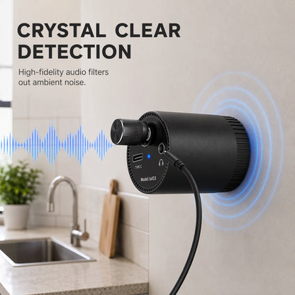 Portable Water Pipe Leak Detector and Audio Probe